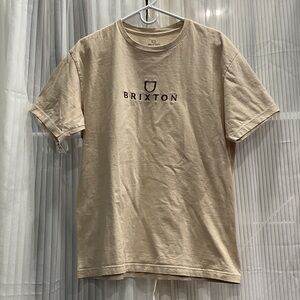 Brixton Beige Short Sleeve Tee